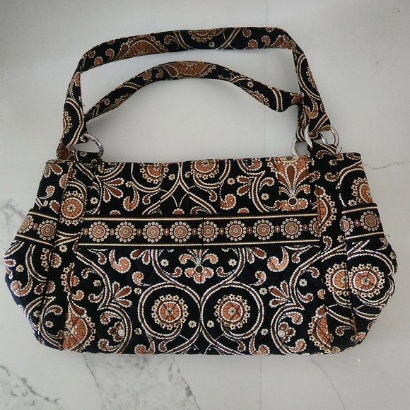 Vera Bradley EUC Y2K Brown Caffe Quilted Shoulder Bag - Picture 9 of 16